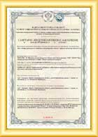 Гигиенический сертификат (1 сторона)